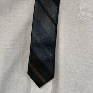 Vintage Narrow Black Tie